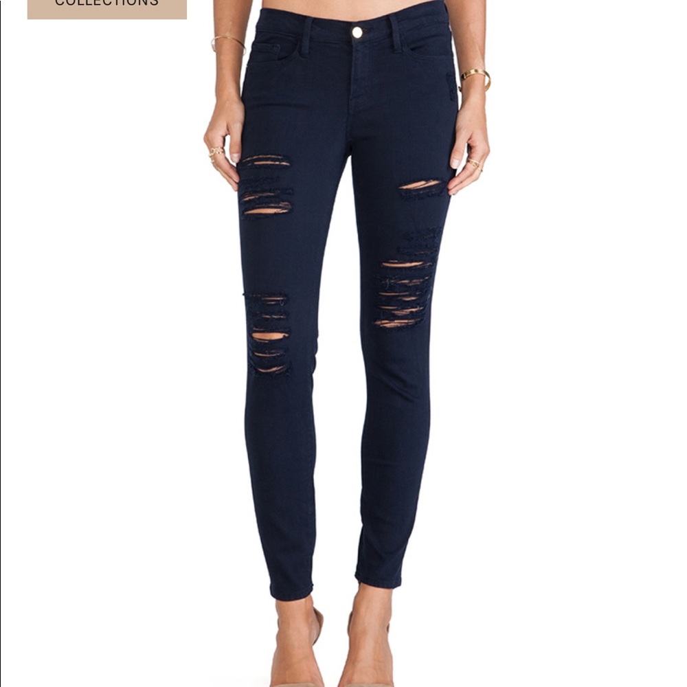 FRAME Le Skinny Rip Deep Dive - Picture 2 of 6
